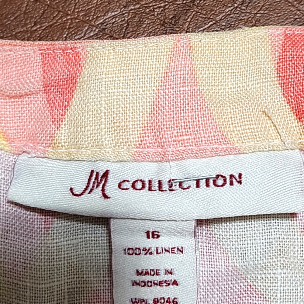 JM Collection Colorful Patterned Blouse - Picture 5 of 7